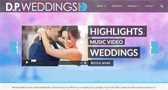 Desktop Screenshot of dpweddings.com